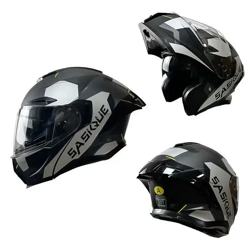 Flip up Motorcycle Helmet With Bluetooth.
