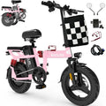 800W Peak Electric Bike, 25MPH, 48V 14Ah Battery.