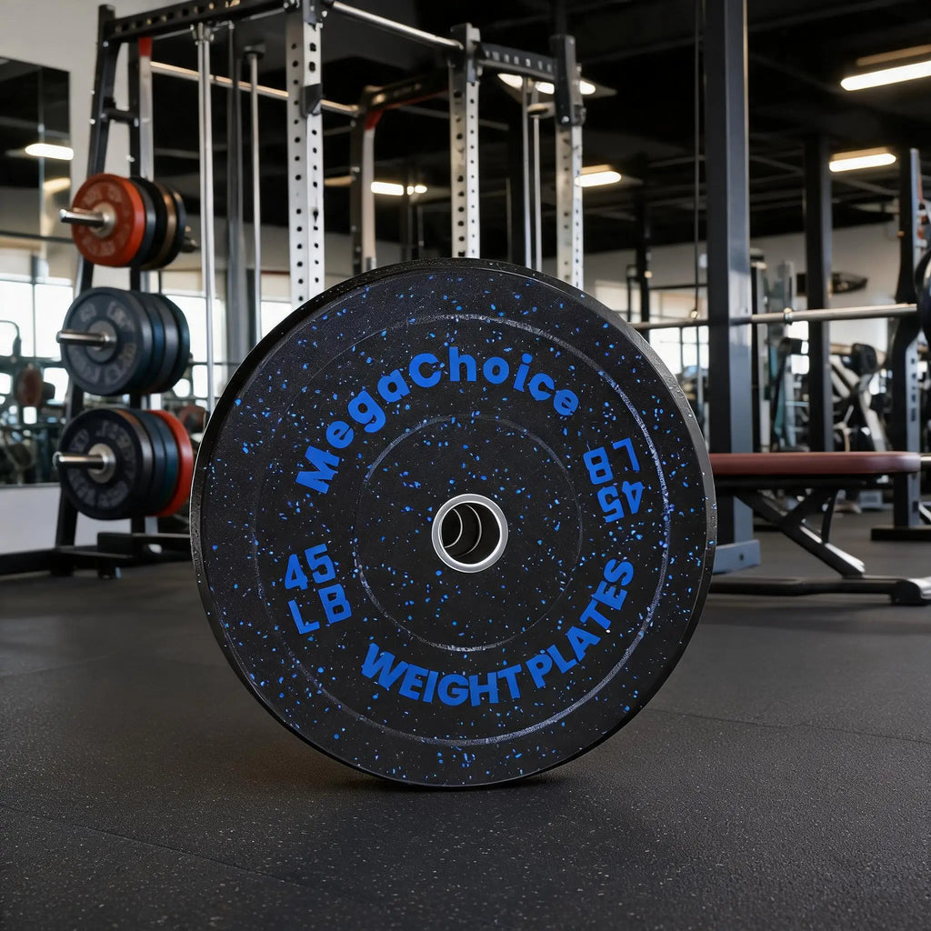 45 Lb Bumper Plates 1 PCS,2 inch Rubber Weight Plate.