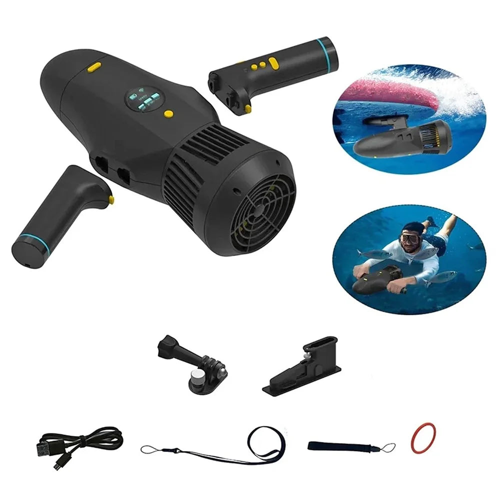 Underwater Scooter Electric Paddle Board Motor with Camera Mount.