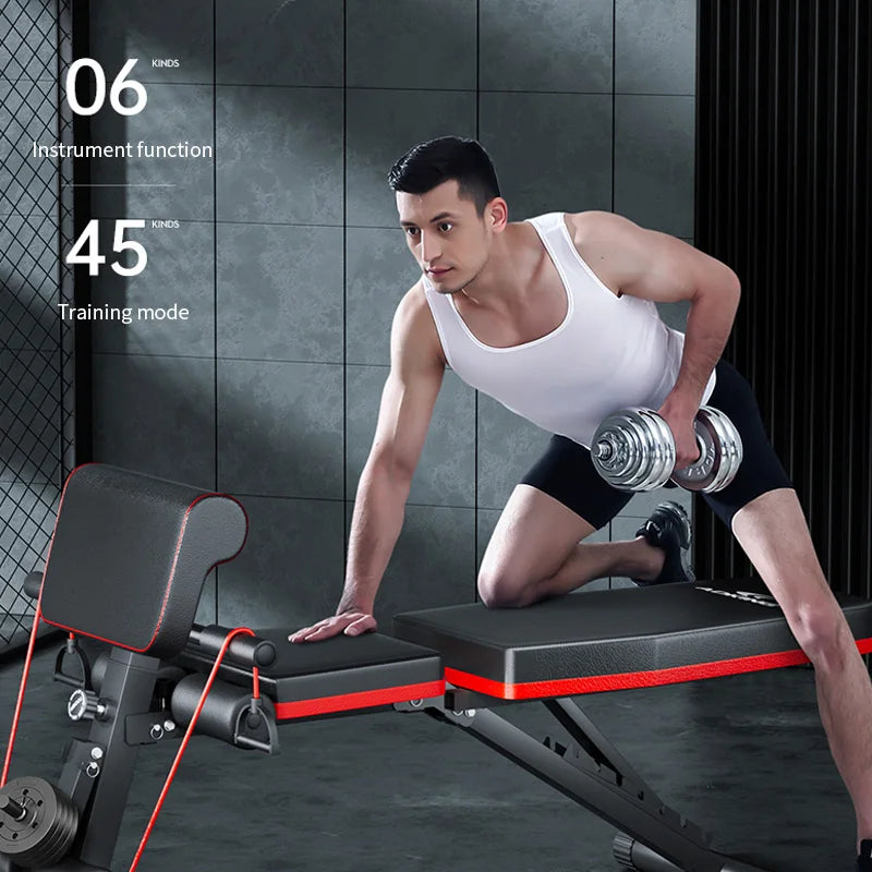 Fully Foldable Adjustable Fitness Bench.