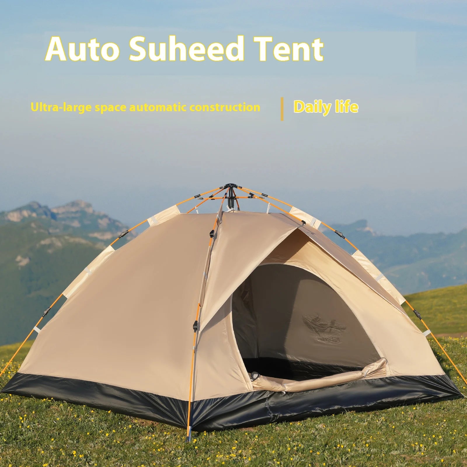 Instant Golden Tent
