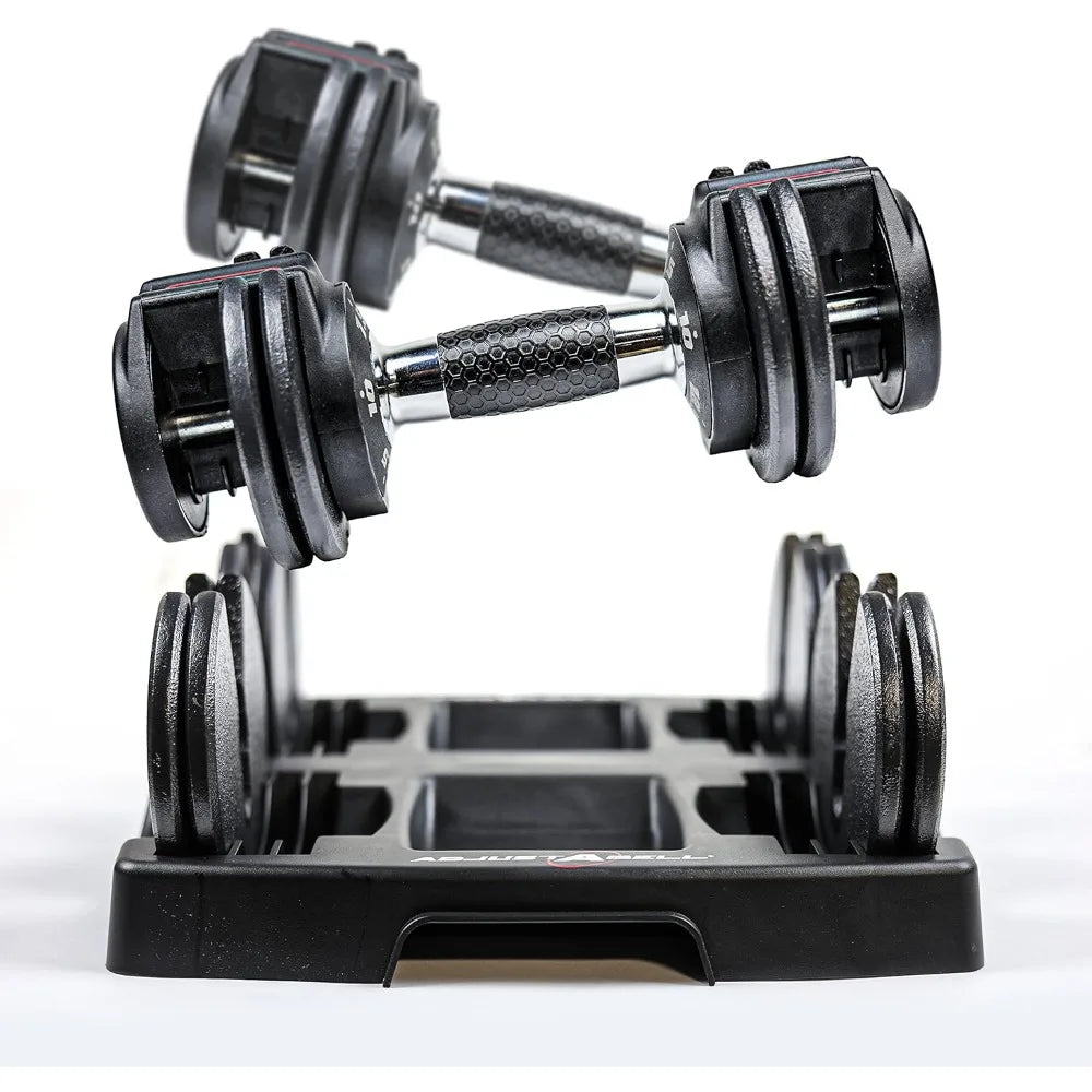 CAP Barbell ADJUSTABELL Adjustable Round Dumbbell Weights.