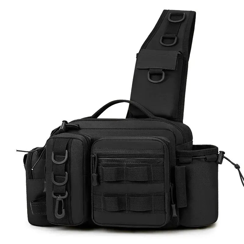 Fishing Tackle Backpack Lure Box Gear Storage Bag.