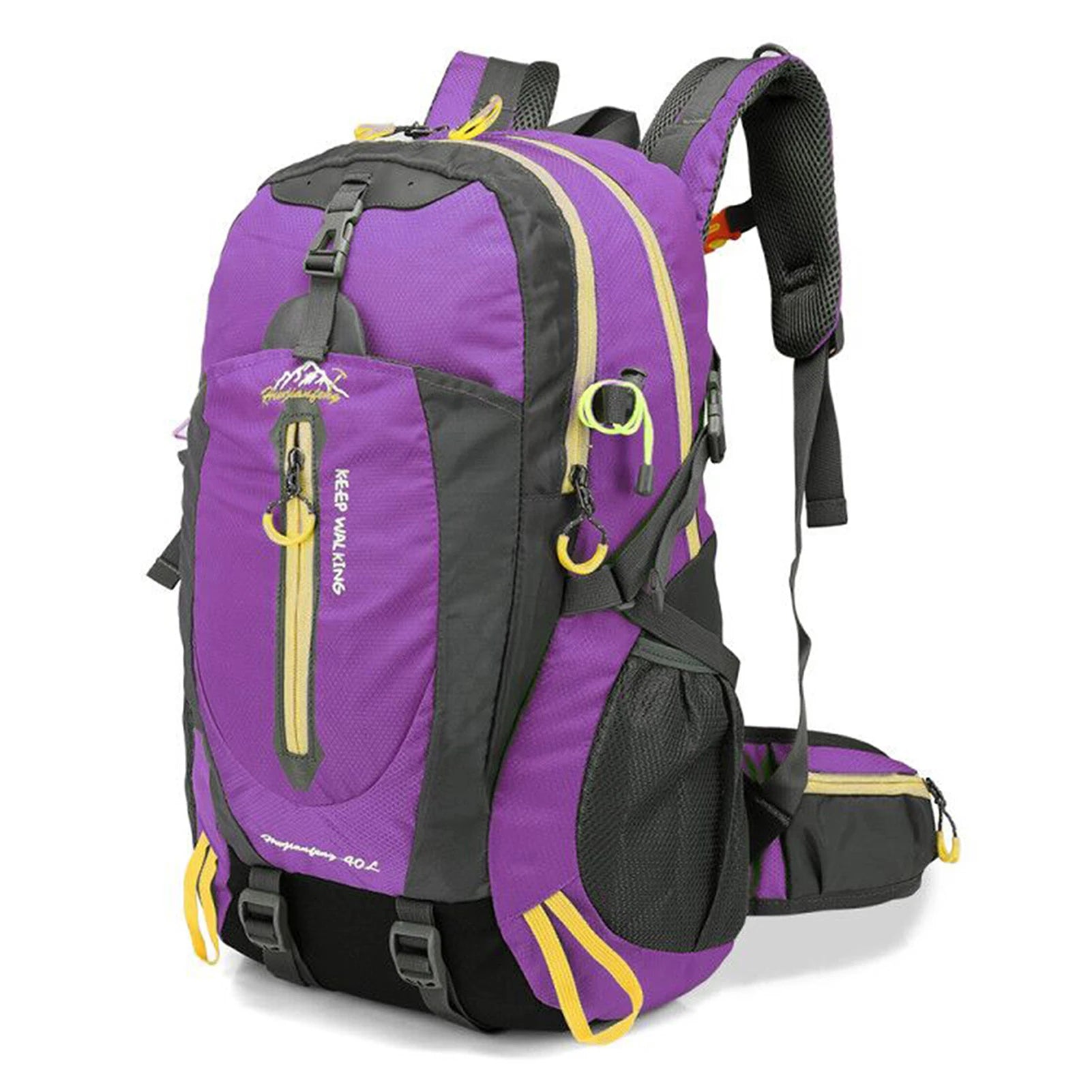 40L Water Resistant Travel Backpack.