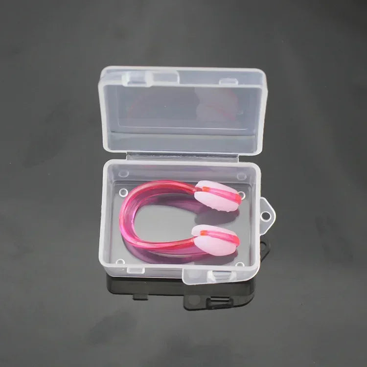 Swimming nose clip professional waterproof and anti-slip silicone.