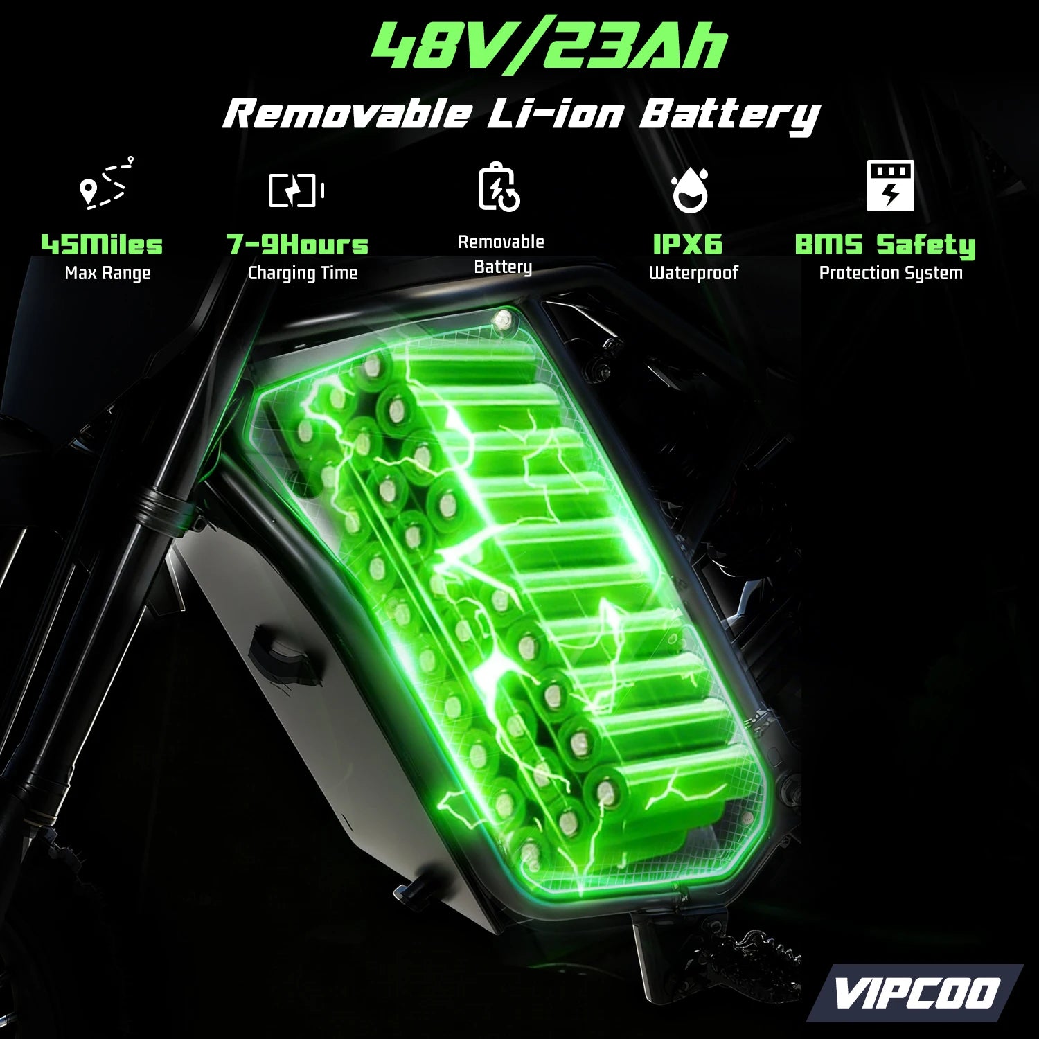 【1 Year Warranty】H3 Electric Motorcycle.