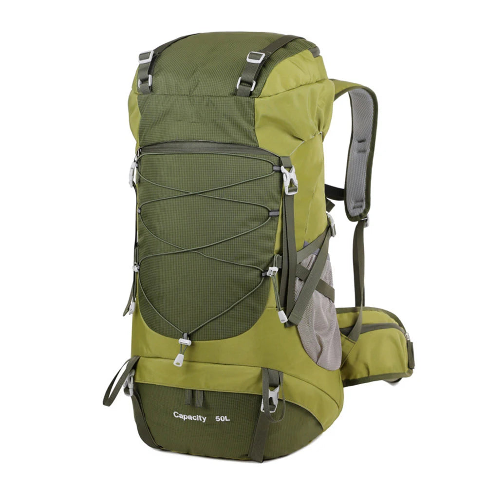 WESTTUNE 50L Hiking Backpack with Rain Cover.