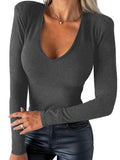 Women's Long Sleeve T-Shirt. Super Soft Workout Running Yoga