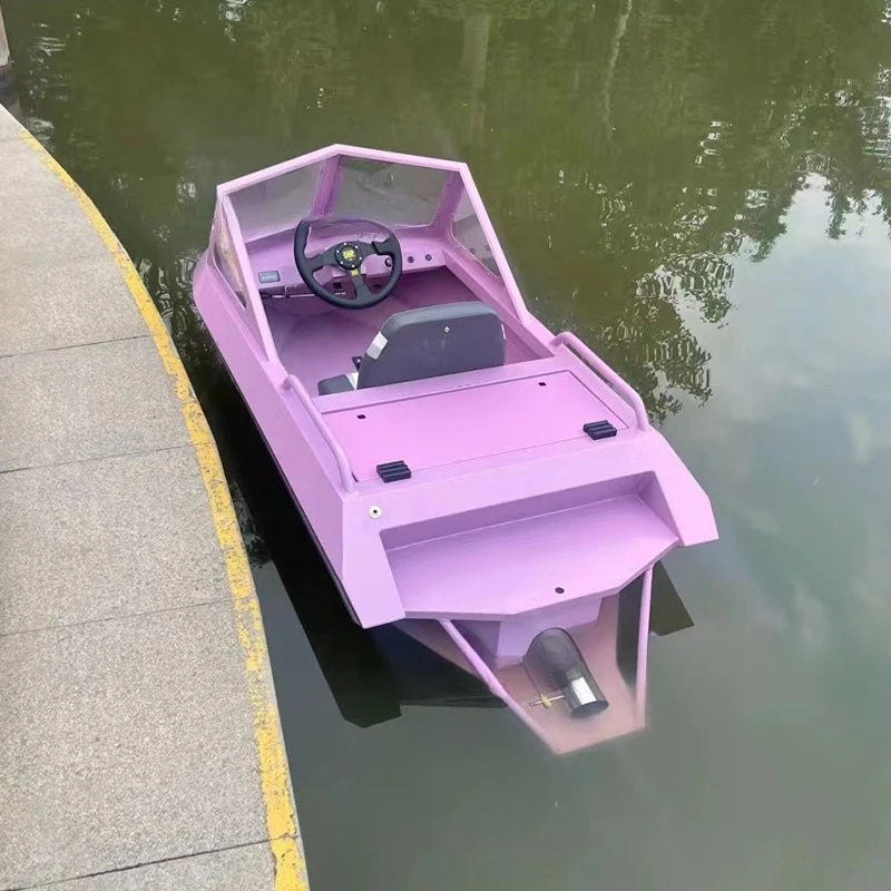 Mini go-kart electric jet ski, jet boat.