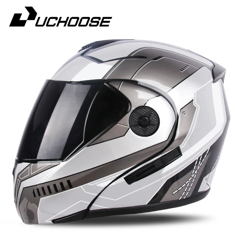Unisex Racing Motobiker Flip Up Helmets.
