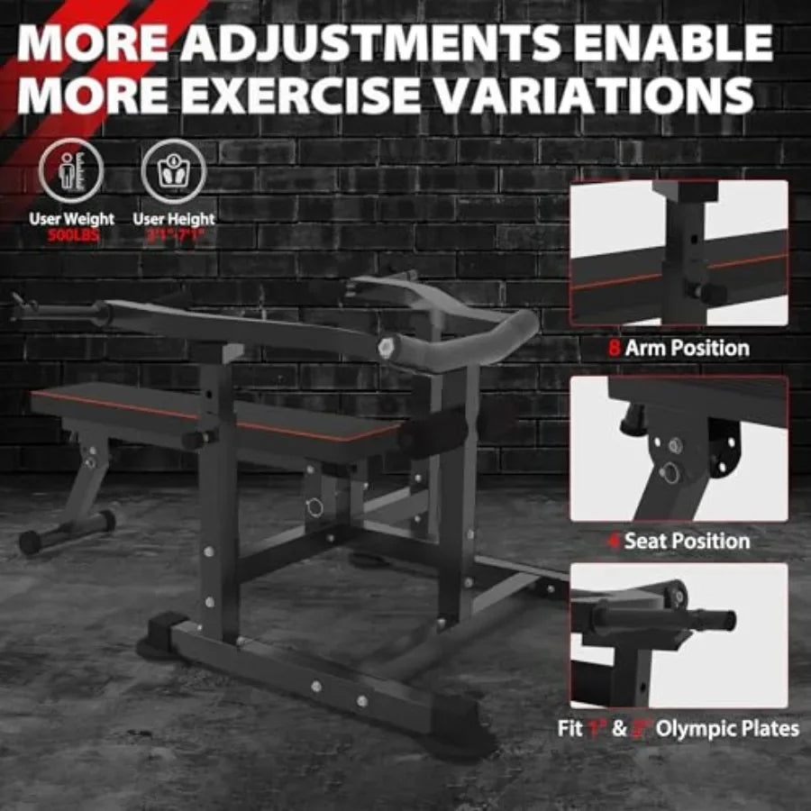 AB Workout & Strength Training Equipment,Adjustable Chest Press Machine with Independent Converging Arms.