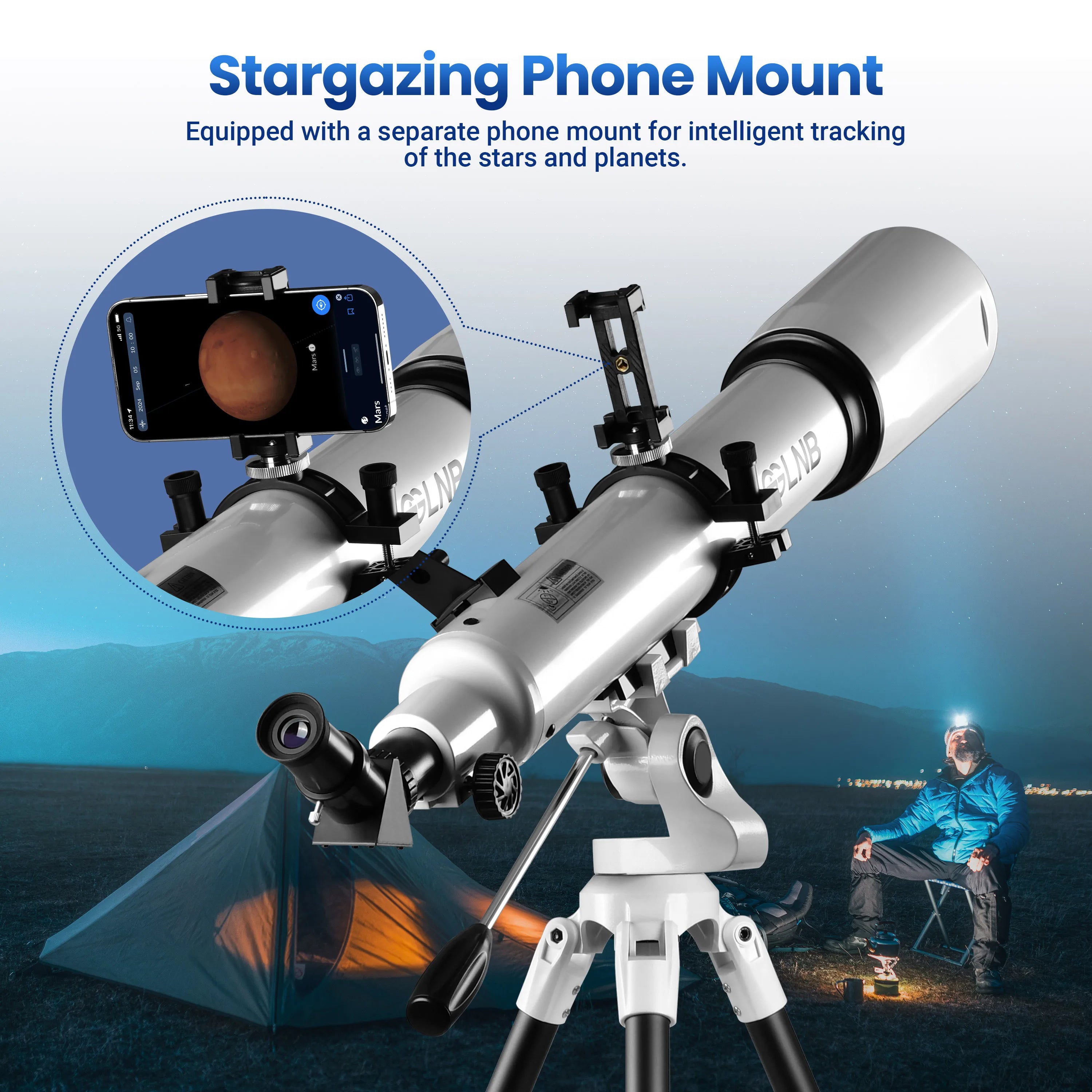 ESSLNB 80mm Aperture 700mm Astronomy Telescope.