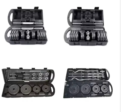 2026 High Quality Cast Iron and Painting Weight Adjustable Dumbbell Set