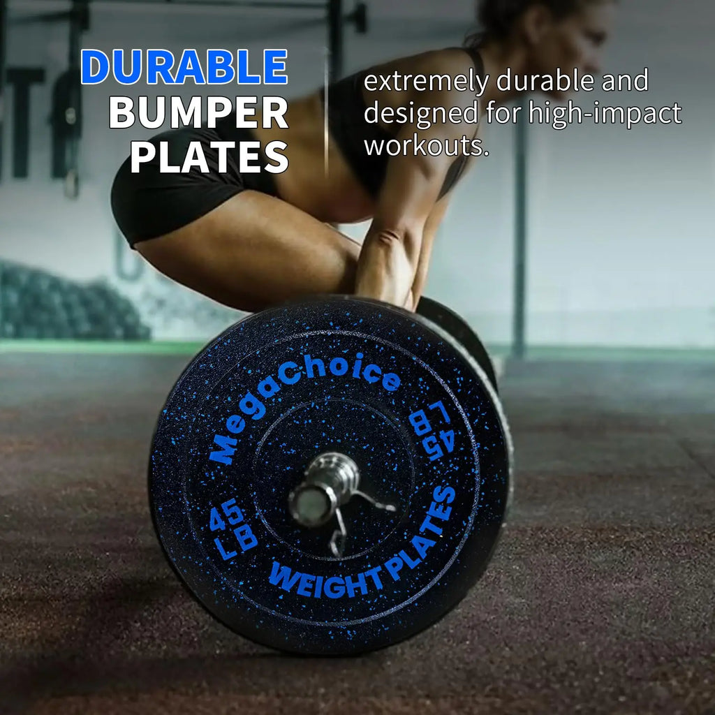45 Lb Bumper Plates 1 PCS,2 inch Rubber Weight Plate.