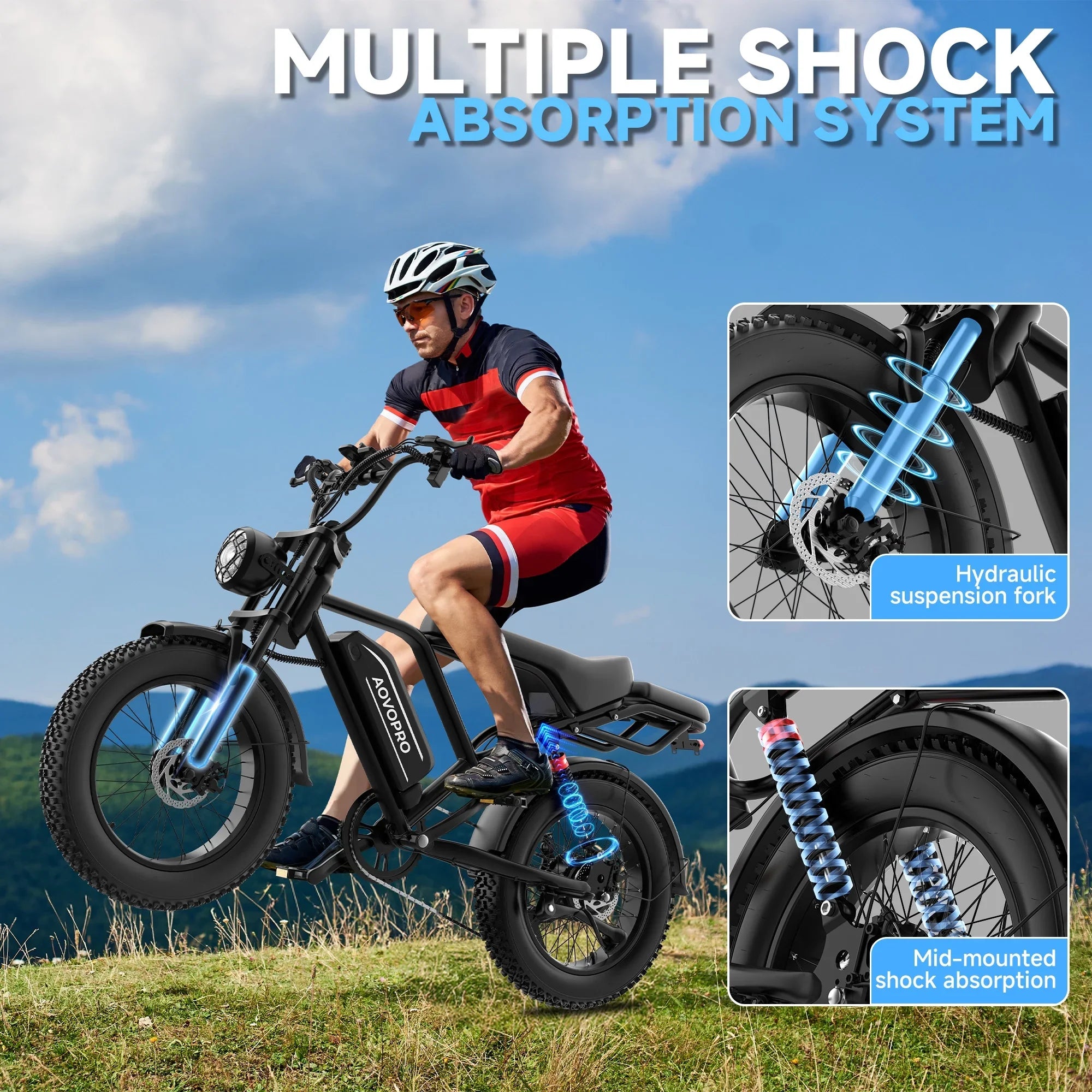 AP20 Electric Bike 1500W 20" Fat Tire 31mph Top Speed.