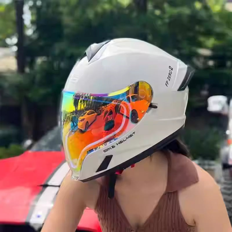 DOT 3C Certified Adult Modular Full Face Motorcycle Helmet.