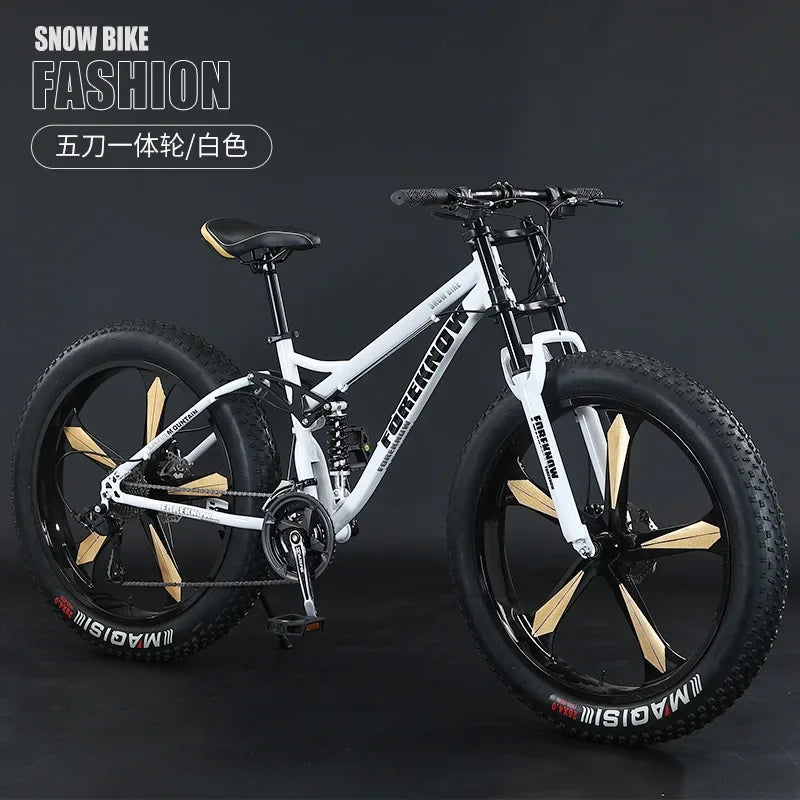 26inch Aluminum Alloy 4.0 Fat Bicycles Mountain Fat Bike.