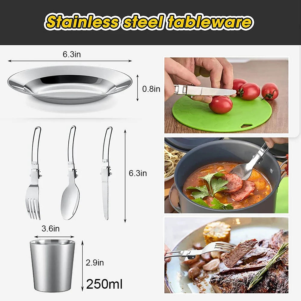 Camping Cooking Set Outdoor.