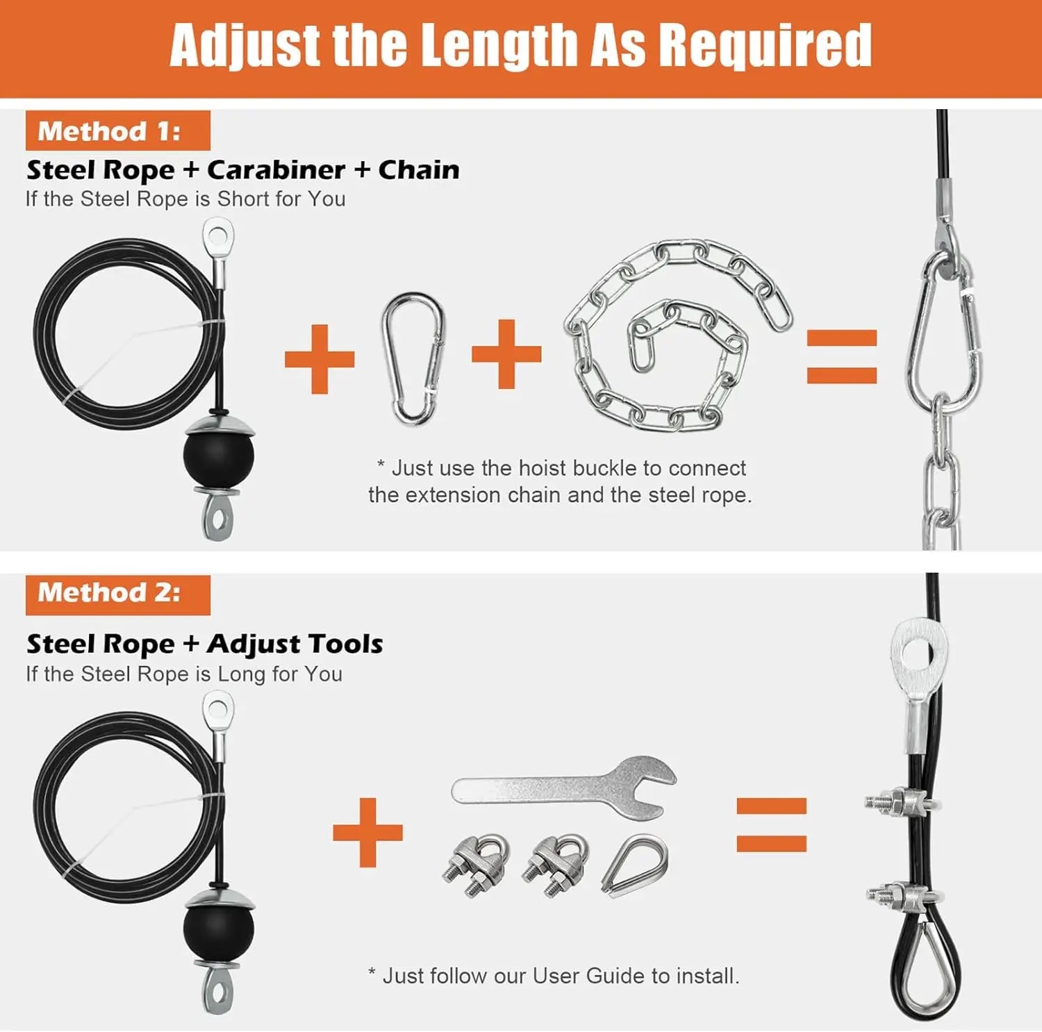 Home Gym Pulley System for Triceps, Lat Pulldown, Biceps Curl.