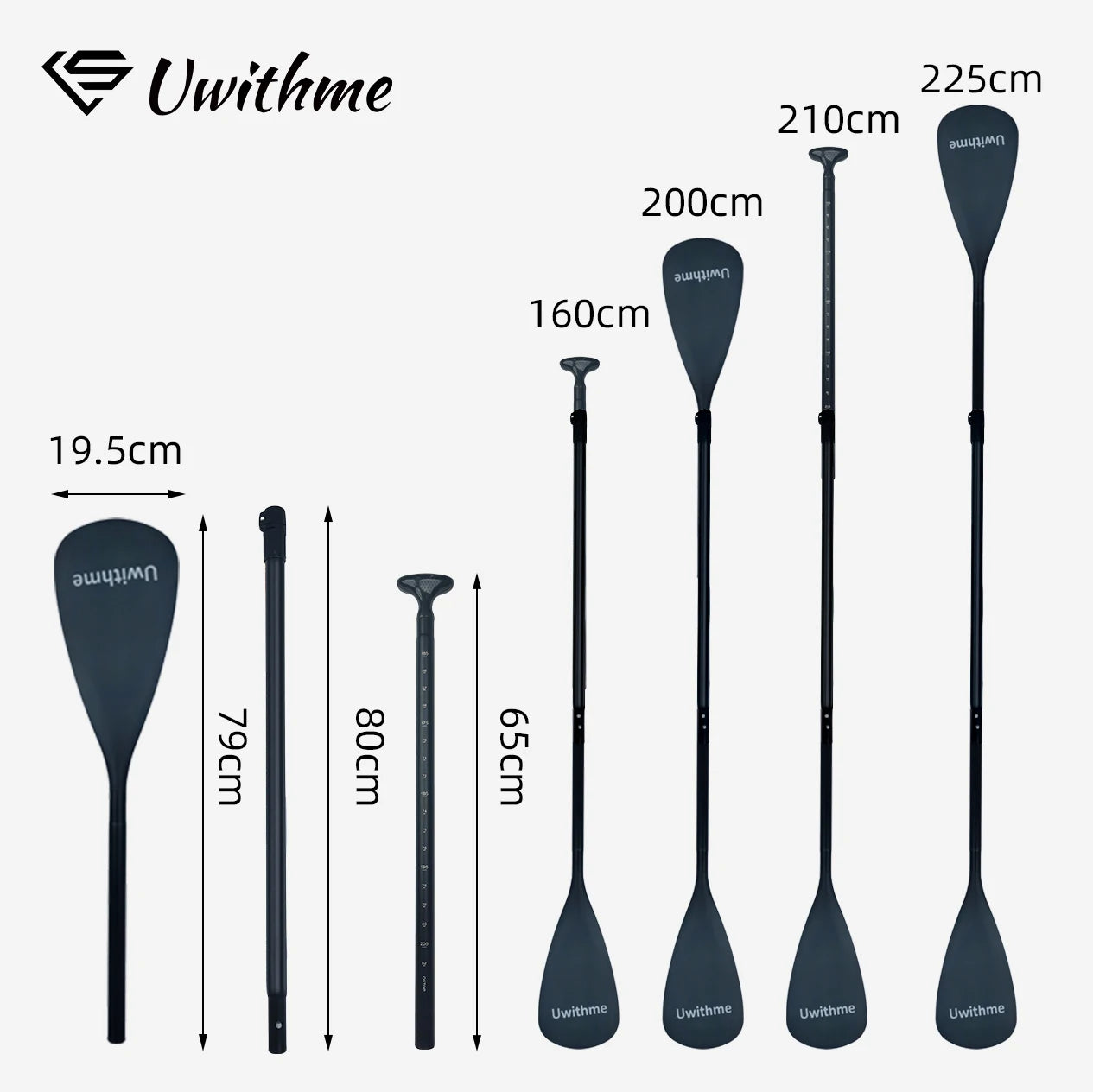 Adjustable Aluminum Alloy Paddle surfboard.