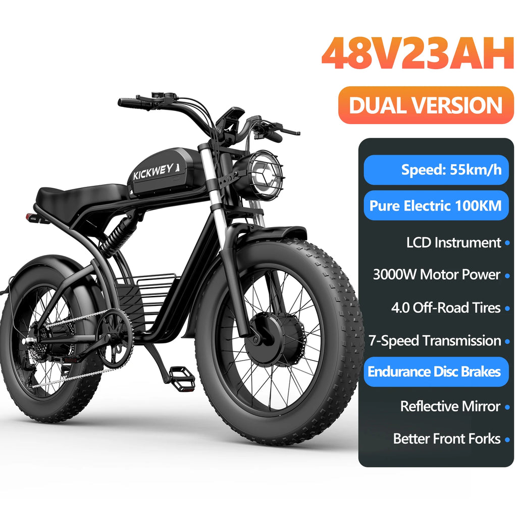 Electric Bike, 3000W Off-Road Electric Bicycle,.