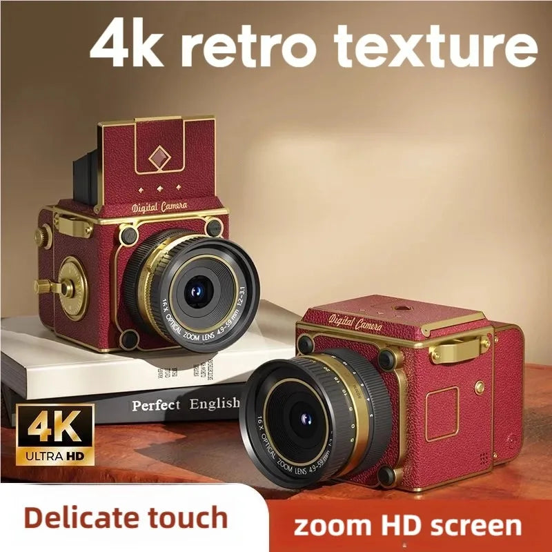 Retro CCD Digital Camera Portable Mini Camera.