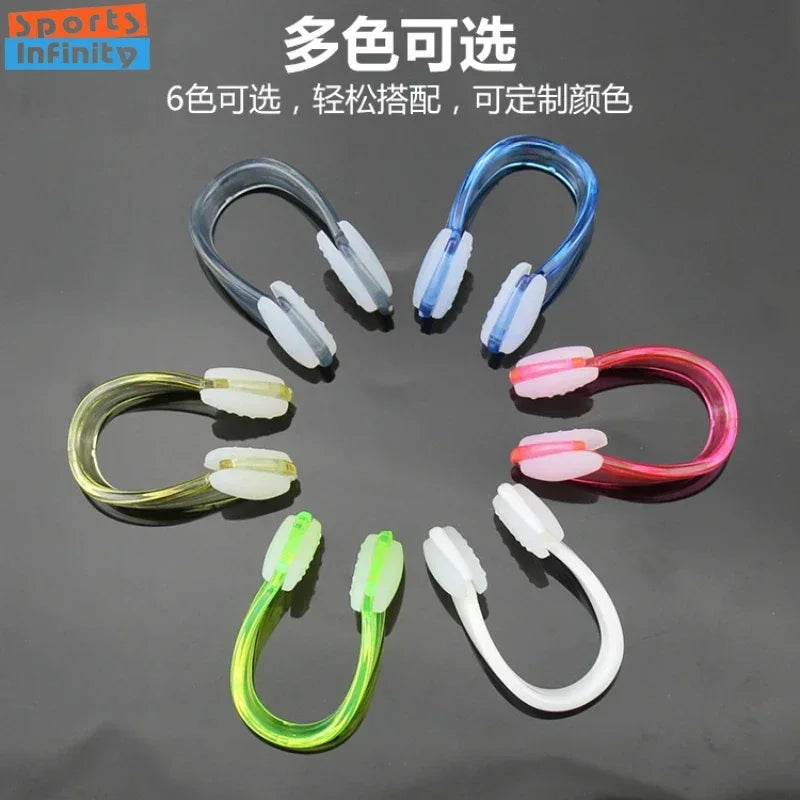 Swimming nose clip professional waterproof and anti-slip silicone.