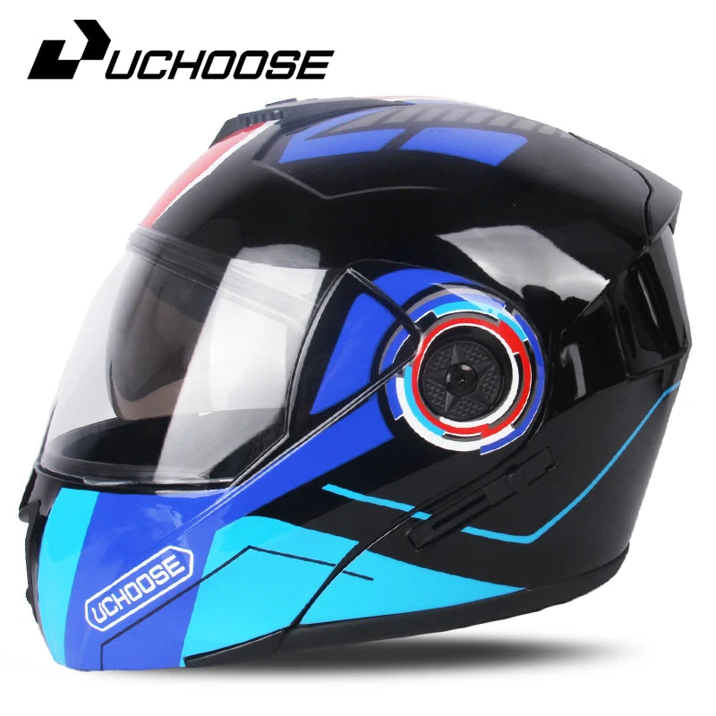 Unisex Racing Motobiker Flip Up Helmets.