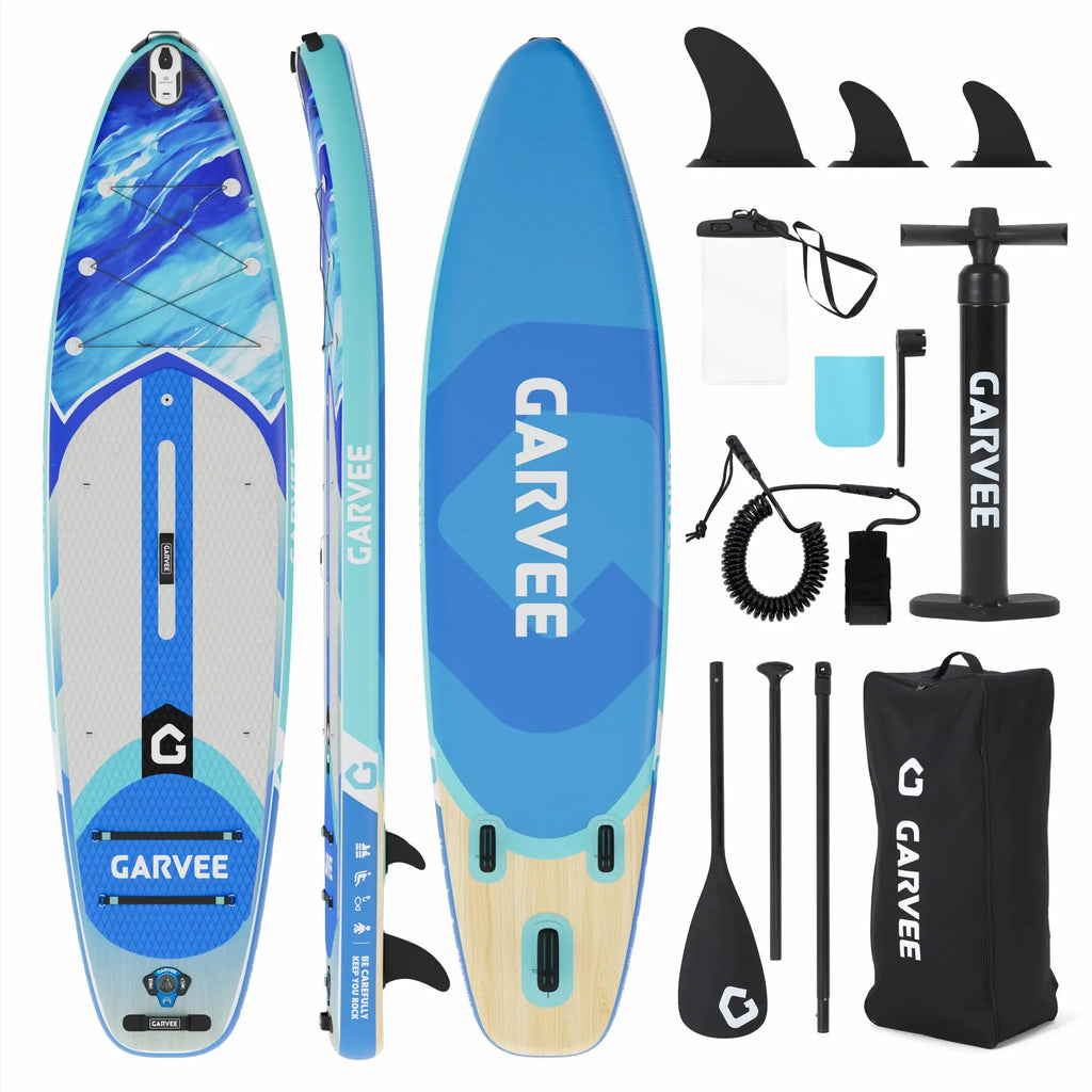 10.6 Ft Inflatable Stand Up Paddle Board 450LBS Capacity Wide.
