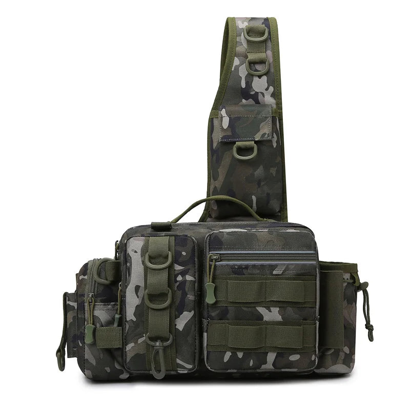 Fishing Tackle Backpack Lure Box Gear Storage Bag.
