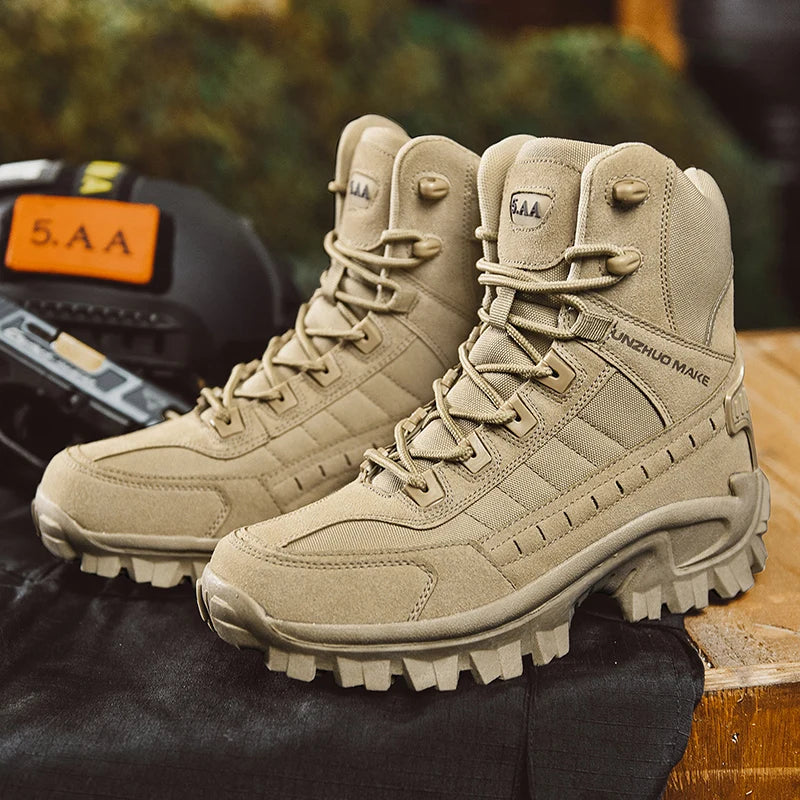 Men's Desert Combat Boots Outdoor Non-Slip Tactical Boots