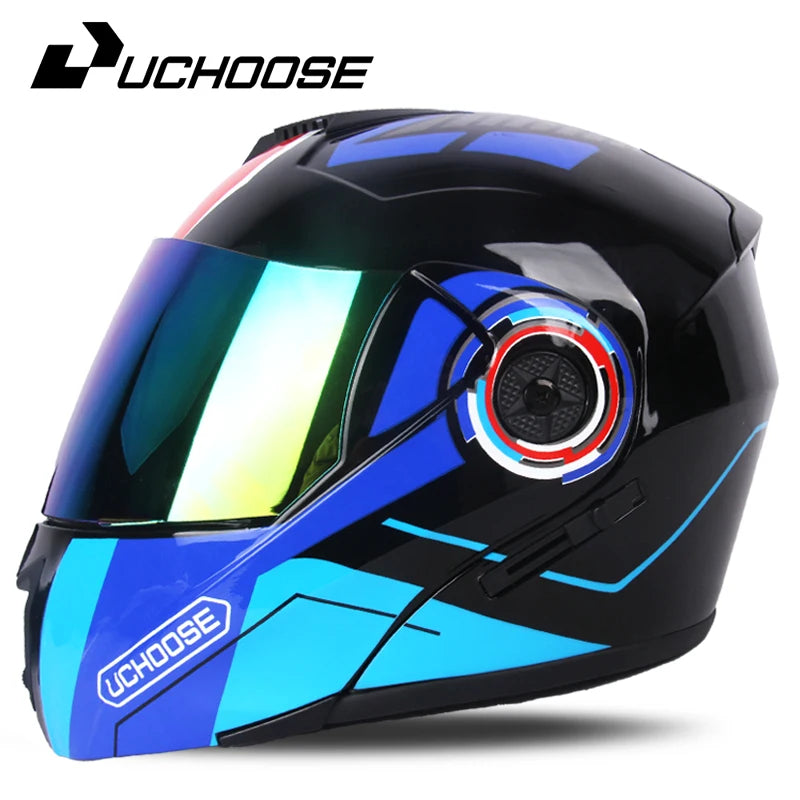 Unisex Racing Motobiker Flip Up Helmets.