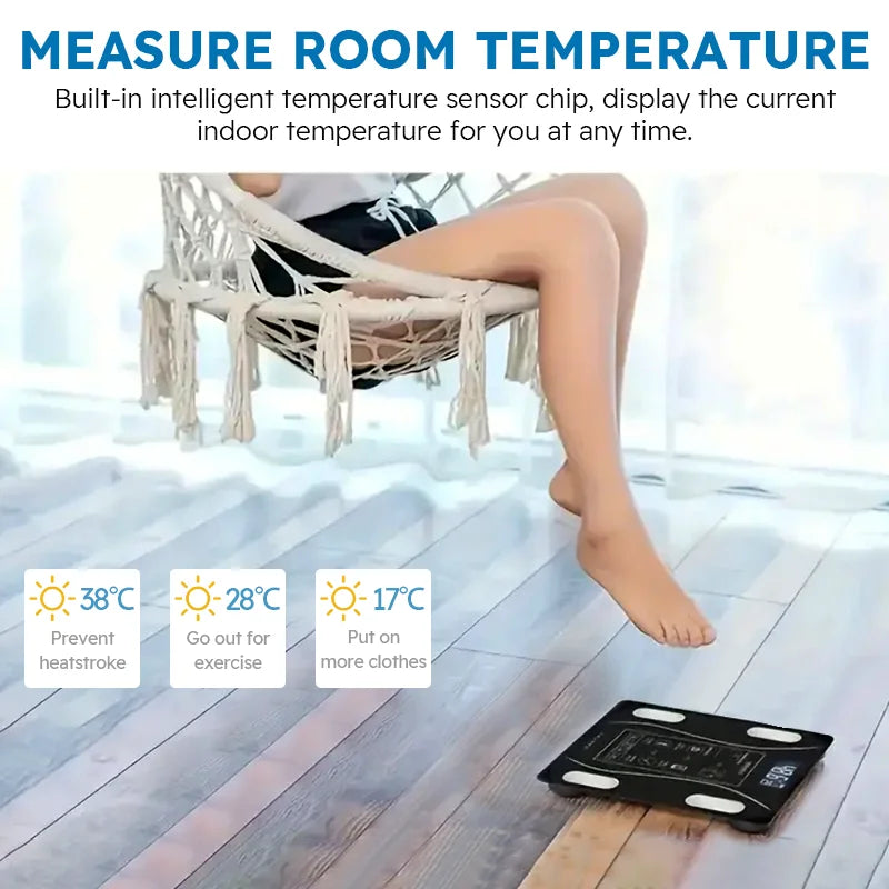 Smart Body Fat Scale Wireless LED Digital.