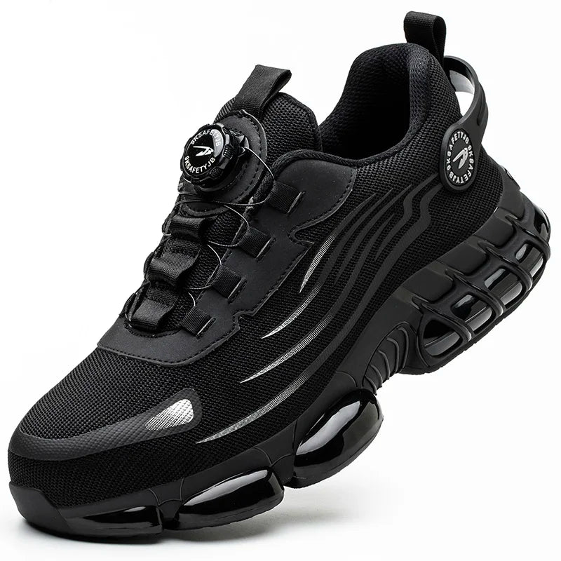 Work Boots Indestructible Safety Shoes Men Steel Toe