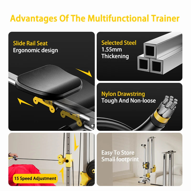 Home Gym LAT Pull Down Machine for Muscle Training