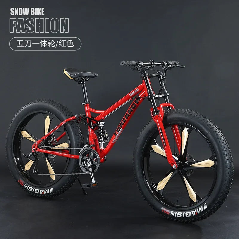 26inch Aluminum Alloy 4.0 Fat Bicycles Mountain Fat Bike.