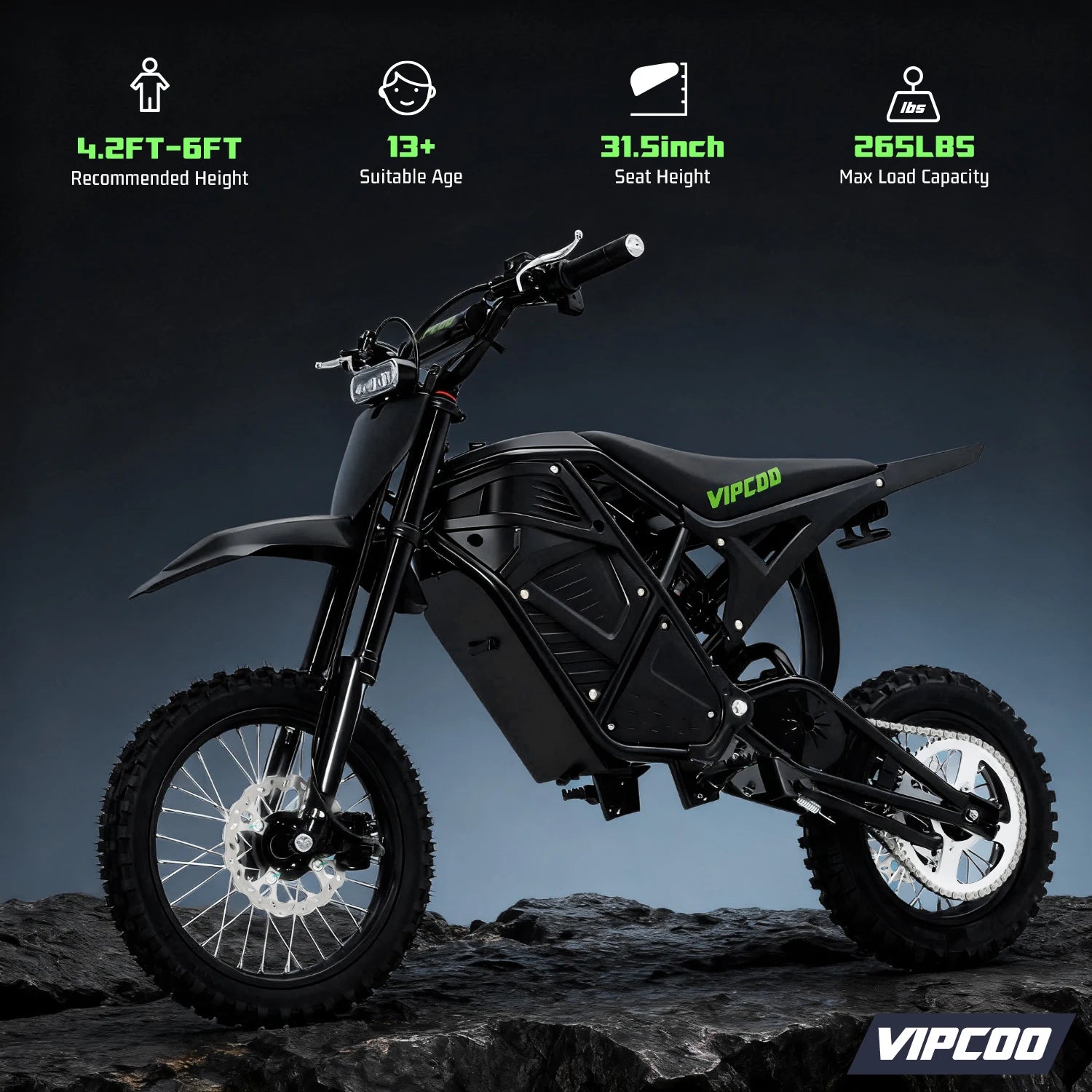 【1 Year Warranty】H3 Electric Motorcycle.