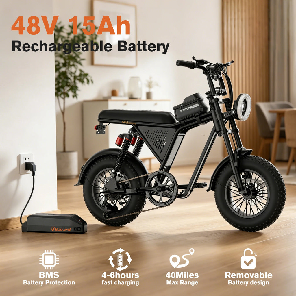 Bodywel M16 Fat Tire Electric Bike 16".