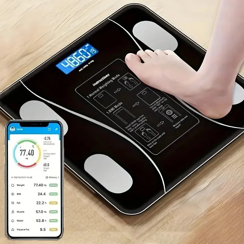 Smart Body Fat Scale Wireless LED Digital.