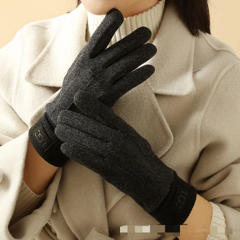 Winter Cashmere Gloves for Women Warm