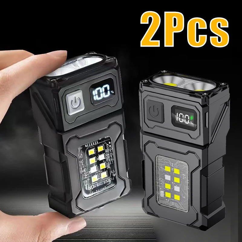 2/1Pcs Portable Flashlight.