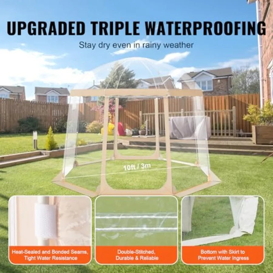 Upgraded Pop Up Bubble Tent for 48 People.