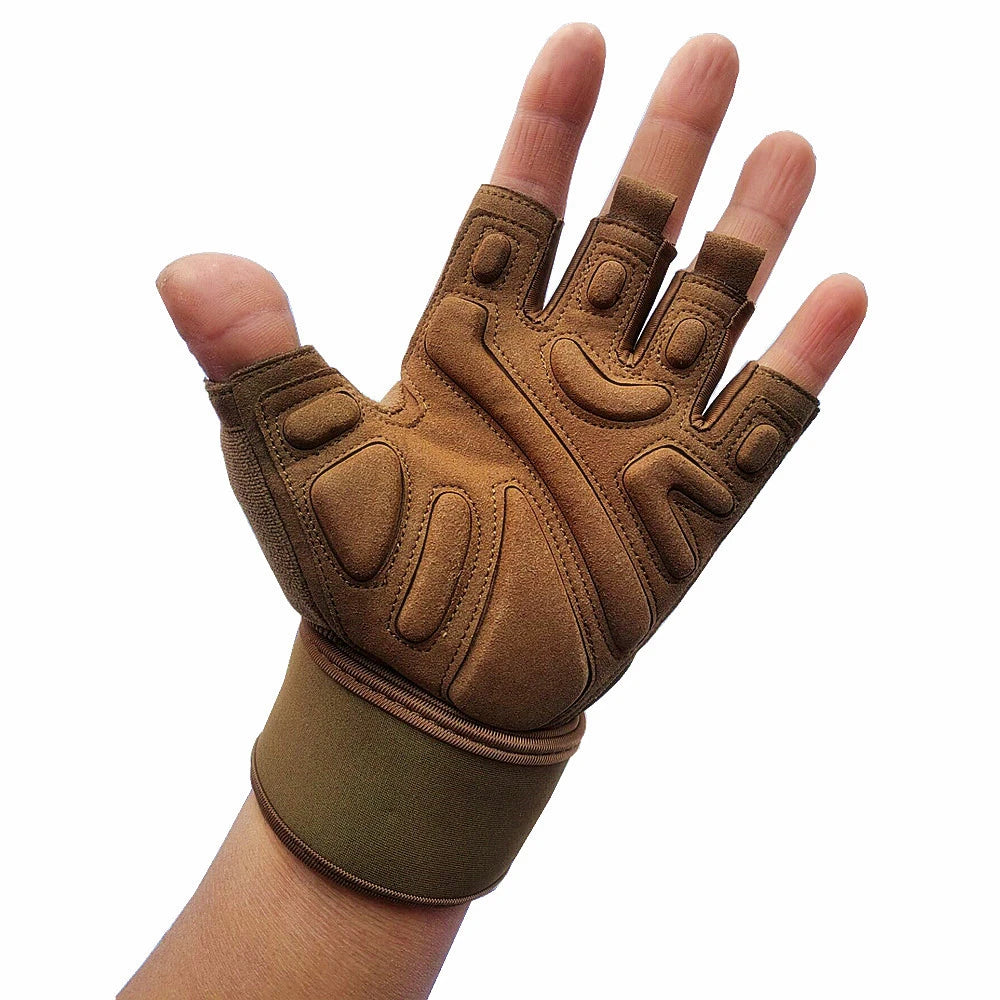 Half Finger Bodybuilding Gym Gloves Weightlifting.