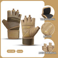 Half Finger Gym Gloves Weightlifting Dumbbell Training.