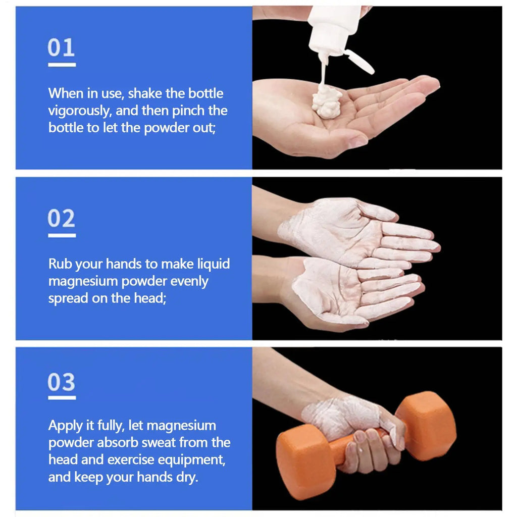 Liquids Chalk Sweat-Resistant Workout Magnesium Powder.