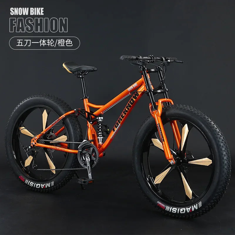 26inch Aluminum Alloy 4.0 Fat Bicycles Mountain Fat Bike.