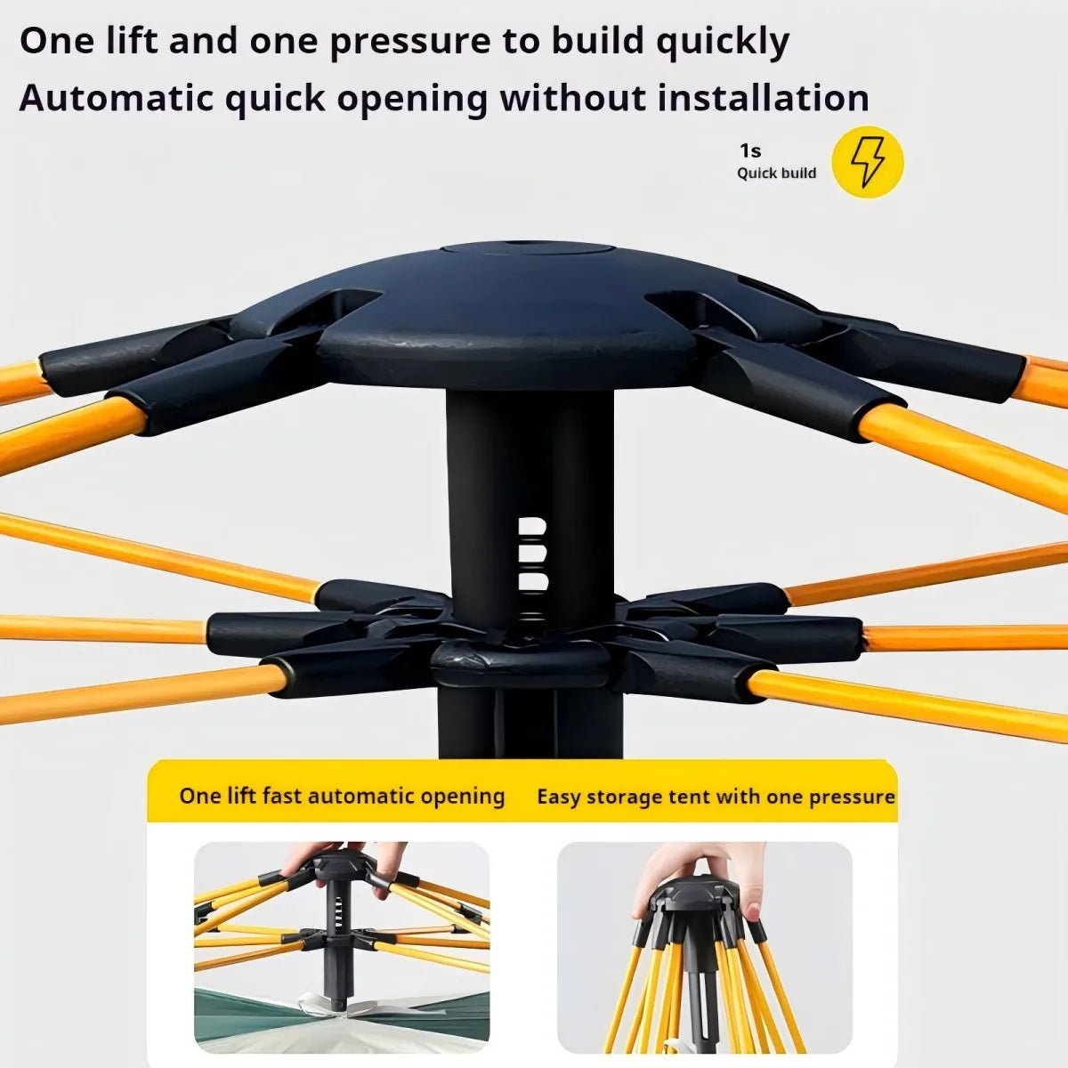 Outdoor shelter, Sunshade, Self-driving Travel, Camping Tent.