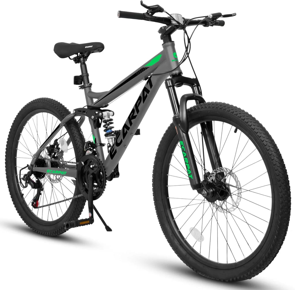 Dual Full Suspension Mountain Bike 24/26/27.5 Inch, Men's and Women.