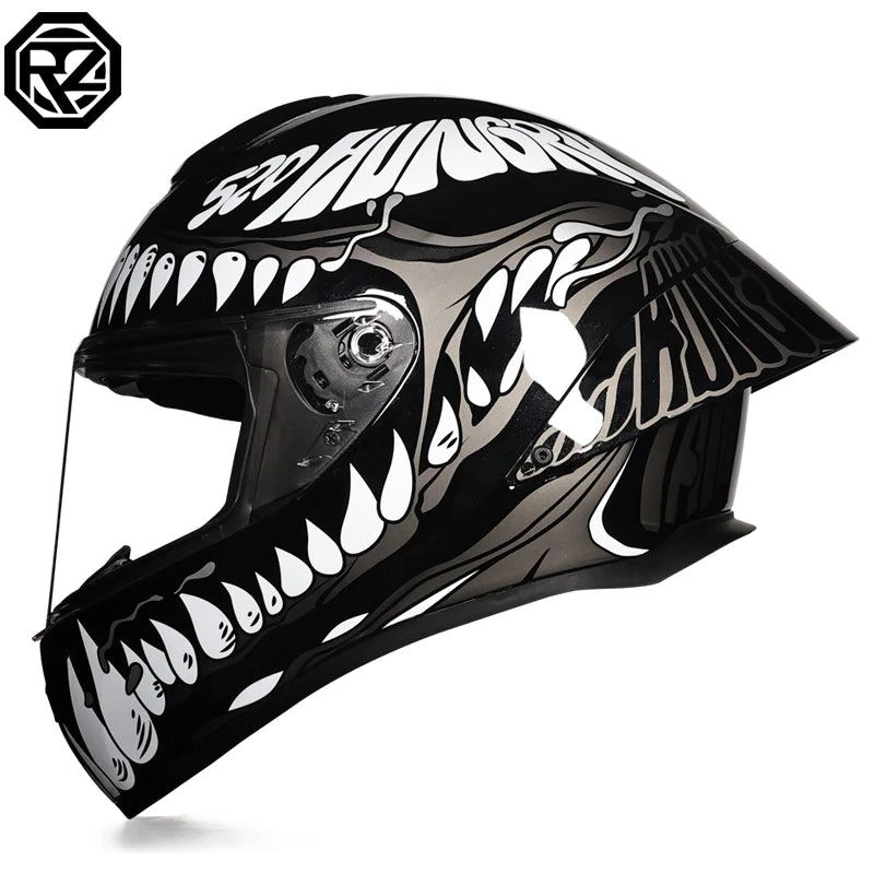 Latest high-quality motorcycle full face helmet with capacity.